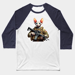 Tactical Cat Baseball T-Shirt